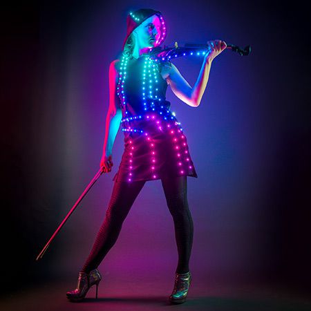 LED Tron Violinist