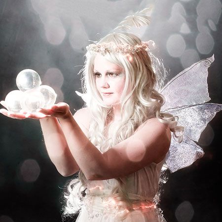 Winter Fairy Contact Juggling