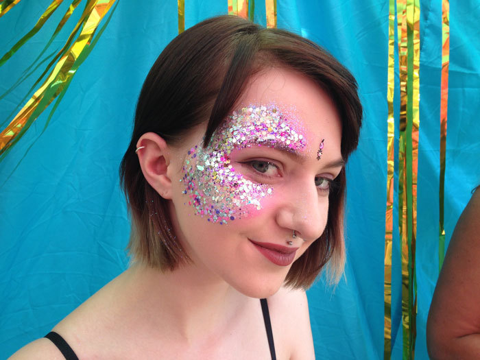 Glitter Face Painting Booth - Glitter Paint