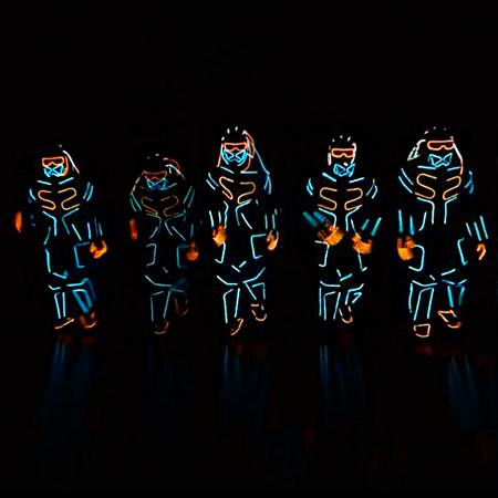 Ballerini LED degli Emirati Arabi Uniti