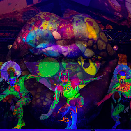 UV Paint Dance Show  Bespoke Shows and Productions