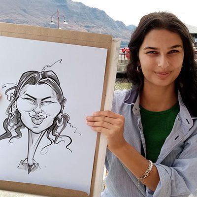 Traditional Caricaturist NZ