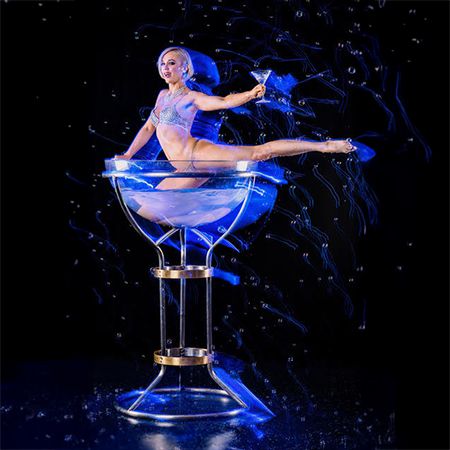 Giant Champagne Glass Performer