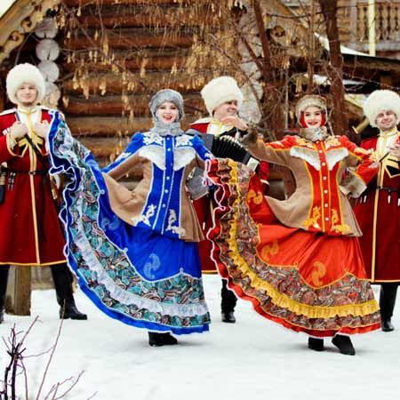 Russisches Festliches Lied und Tanz