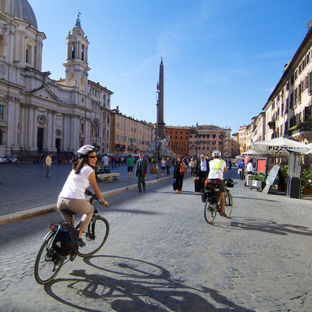 Visites à vélo à Rome