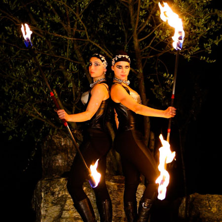 Spectacle de Feu à Fort Impact